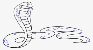 King Cobra Clipart Simple - Draw A Cobra #8648536