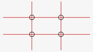Utilizing These Four Corners, You Now Have The Four - Rule Of Thirds Outline #8650156