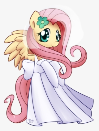 Fluttershy - Wedding Dress - My Little Pony Fluttershy #8650379