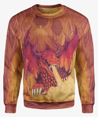 Dragon's Fire Sweater - Long-sleeved T-shirt #8652140