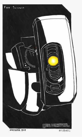 Ravensart Inktober 2018 Portal Glados Cruel My Role - Illustration #8652224