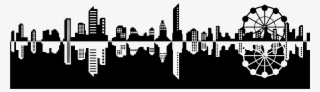 Cityscape Png Pic - Clip Art Cityscape Black And White #8653614