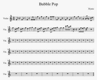 Bubble Pop Sheet Music Composed By Hyuna 1 Of 1 Pages - Document #8653657