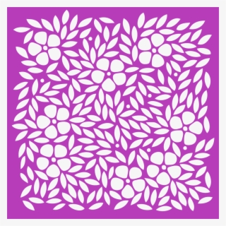 Stencil Flower Artist/mixed Media All Over Pattern - Free Stencil Cut Files #8654592