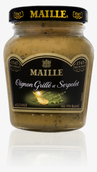 Maille Roasted Onions, Wild Thyme And White Wine Mustard, - Maille Mustard #8657506