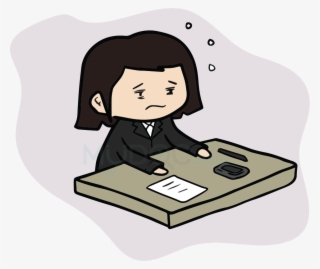 Cross Eyed Tired Insomniac Writer Clipart - Cartoon #8658265