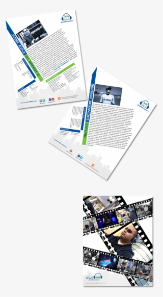 Logo And Bio Sheets Design For Ela Productionz, A Company - Graphic Design #8658957