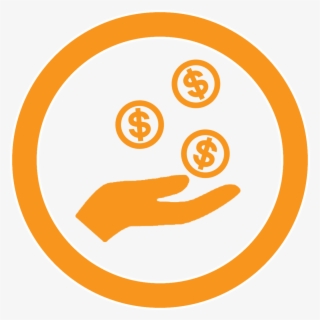 Dark Bl Circleicon Adults Fs - Orange Copyright Symbol #8659958