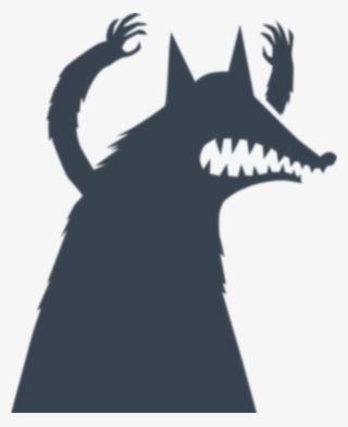 A Menacing, Wolf-like Shadow, Looming Over The Page - Illustration #8661183