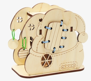 Wooden Multipurpose Toy 7 Piece Building Blocks Play - Illustration #8661404