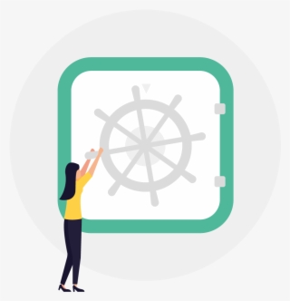 Vault Addresses This As A Secure, Safe, Private Zone - Circle #8661596