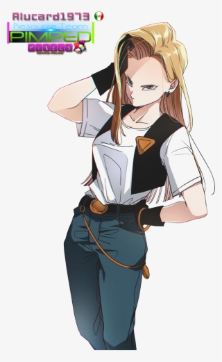 Android 18 Long Hair #8662104