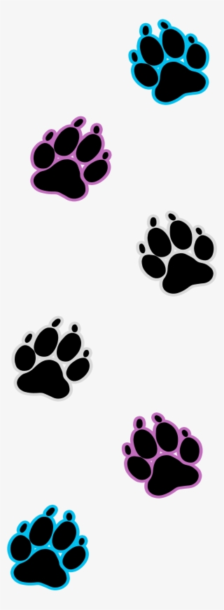 Dog Paw Print Trans - Transparent Background Transparent Paw Print Heart #8662131