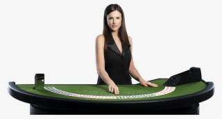 03 Dealer Female Commondrawbj Thumbnail - Poker Table #8662792