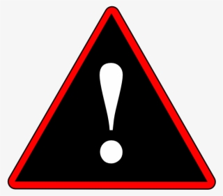 Red Black White Warning 1 Svg Clip Arts 600 X 534 Px #8662793