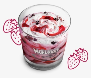 Mcdonald's Mcflurry Strawberry Shortcake #8663899
