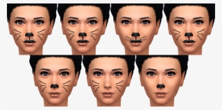 Face Paint Cat Nose And Whiskers #8664342 Face Paint Cat Nose And Whiskers #8664342