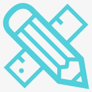 Design Tools Icon Blue - Needle Clip Art #8664831