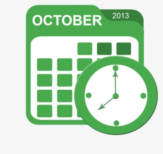 Schedule Icon - Green Icons For Report Schedule #8666305
