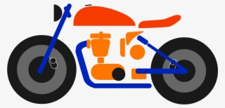Colorful Transport Hayley Motorcycle Png And Vector - Vector Graphics #8666397
