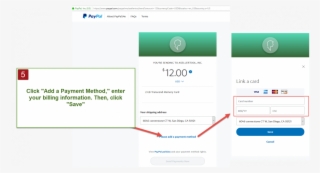 Click “please Add A Payment Method” To Enter Your Billing #8666656