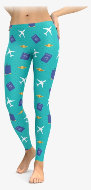 Travel Icon Leggings - Ho Ho Ho Leggings #8666959
