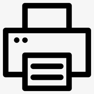 Png File - Printer Icon Svg #8667047