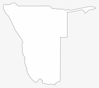 Open - Namibia Map Outline Png #8668062