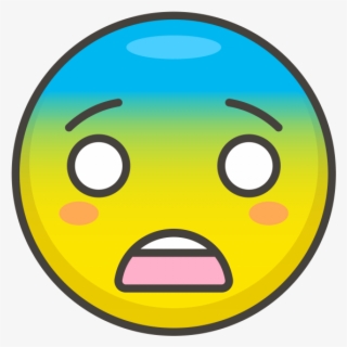 Fearful Face Emoji - อิ โม จิ หวาด กลัว #8668261