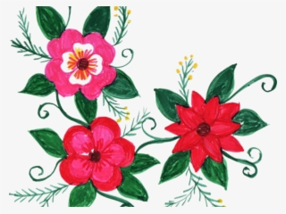 Floral Clipart Group - Png Flower Corner Design #8669208