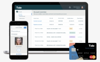 Europe Has Seen A Large Wave Of Startup Banks Pop Up - Tide Business Bank Card #8671218