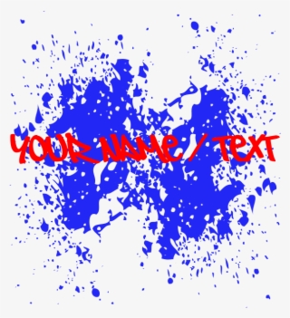 Blue Paint Splatter Baby Gown - Adobe Photoshop #8672072