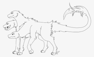 Cerberus -lineart - Line Art #8672107