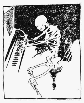 Skeleton Vintage Vector - Retro Skeleton #8672523