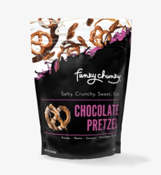 Chocolate Pretzel 2 Oz Simple Funky Chunky - Chunky Monkey Pretzels #8673248