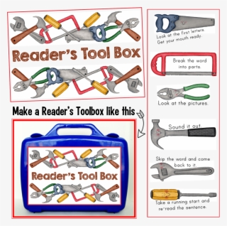 Toolbox Clipart Reading - Reading Tool Box Clipart #8674985