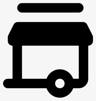 Kiosk On Wheels Icon - Stool #8675695
