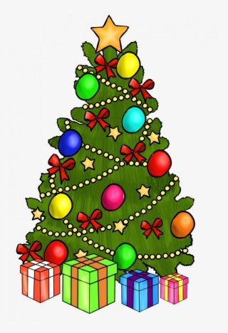 Christmas ~ Merry Christmas And Happy New Year Clipart - Christmas Tree Clipart #8675839