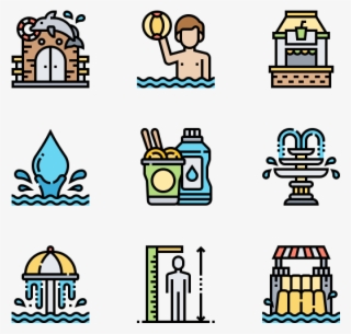 Water Park - Arcade Games Icon Png #8676139