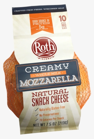 Snacks Png - Roth Creamy Cheddar Snack Cheese #8676727