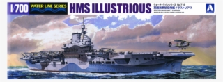 Aoshima 1/700 Hms Illustrious British Aircraft Carrier - 1 700 Hms Illustrious #8676862