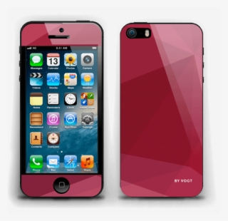 Red Skin Iphone 5s - Iphone 4 #8677479