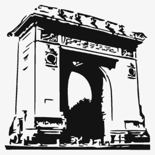 Arc De Triomphe Clipart - Arc De Triomphe Stickers #8677482