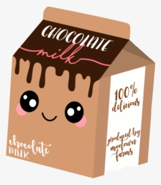 Sctastyfood Sticker - Carton Cute Chocolate Milk #8677703