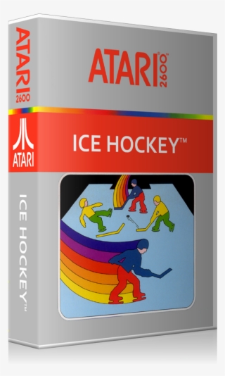 Ice Hockey Atari 2600 Game Cover To Fit A Ugc Style - Atari 5200 Blue Print #8677927