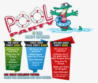 Parties At The Kroc Center - Flyer #8678210