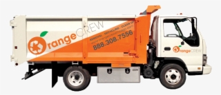 Orange Crew Junk Removal Truck - Trailer Truck #8678316