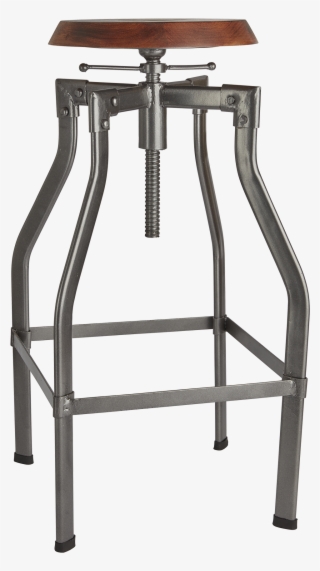 Retro Leather Metal Bar Stools #8679549