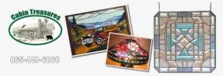 Beautiful Stained Glass By Becky Goodman, Townsend - Antique Car #8680891