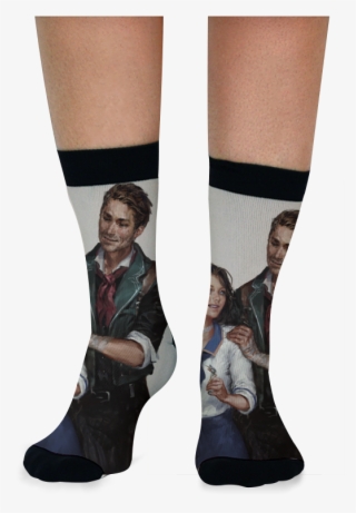 Meia Bioshock Infinite Vigor Poster De Camila Vielmondna - Meia Friends #8681293